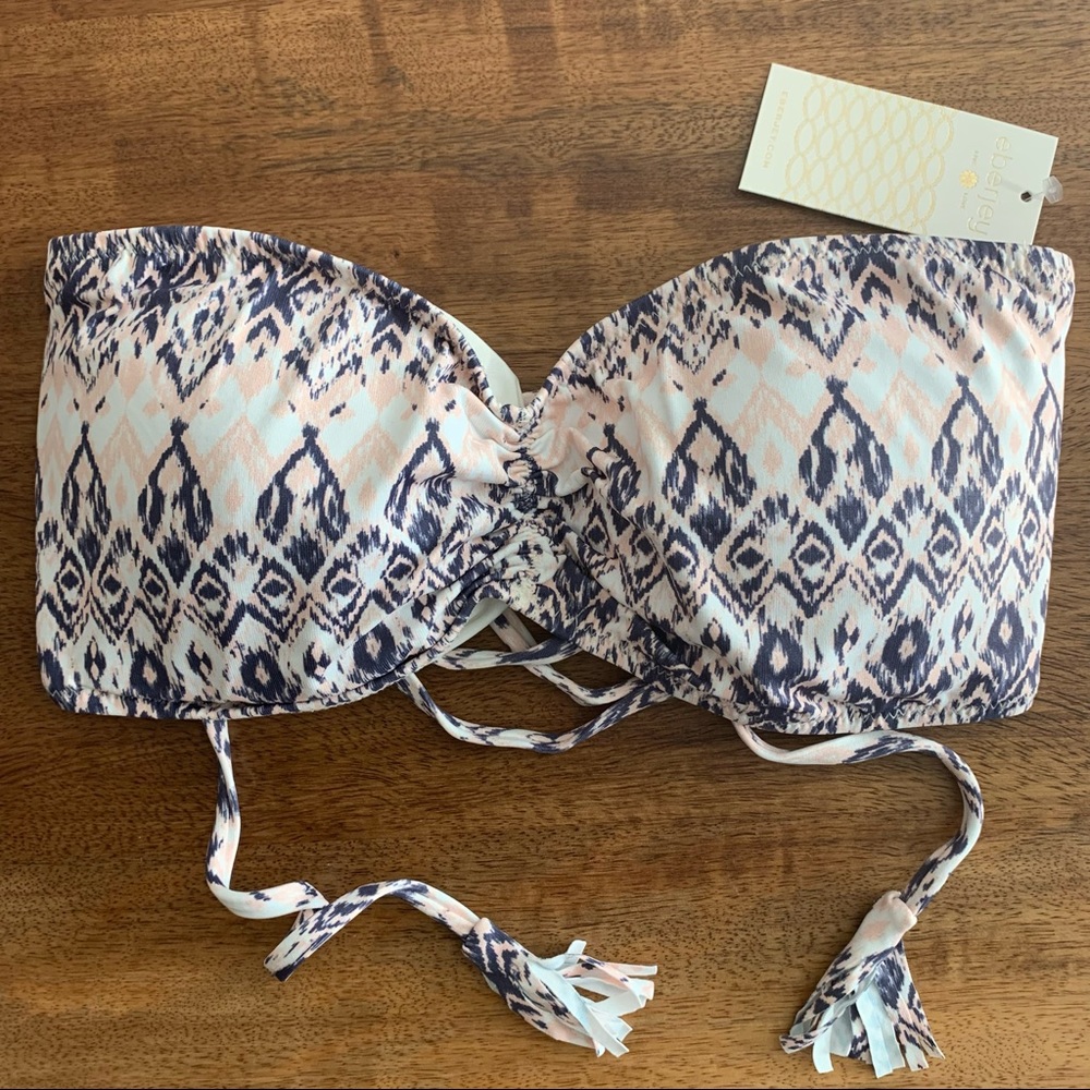 Eberjey Rumba Oona Bandeau Bikini Top NWT